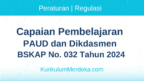 Capaian Pembelajaran Kurikulum Merdeka BSKAP No. 032 Tahun 2024