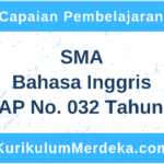 Capaian Pembelajaran Inggris SMA Kurikulum Merdeka