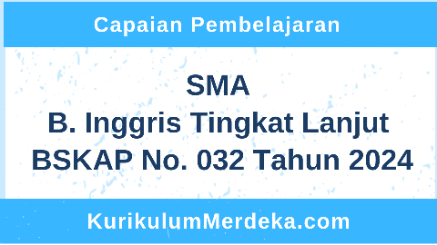 CP Inggris Tingkat Lanjut SMA Kurikulum Merdeka