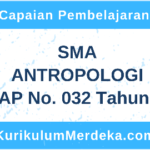 CP Antropologi Fase SMA Kurikulum Merdeka