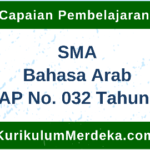CP Bahasa Arab SMA Kurikulum Merdeka