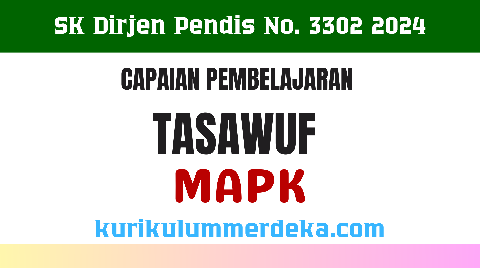 CP Ilmu Tasawuf MAPK Kurikulum Merdeka pada Madrasah 2024