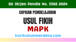 CP Usul Fikih MAPK Kurikulum Merdeka pada Madrasah 2024